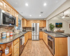 Beautiful kitchen with newer stainless steel appliances