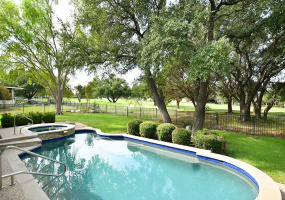 Located on Hole No. 5 of Legacy Hills Golf Course, this favorite Burleson plan features a swimming pool and hot tub within it's remarkably private fenced back yard.