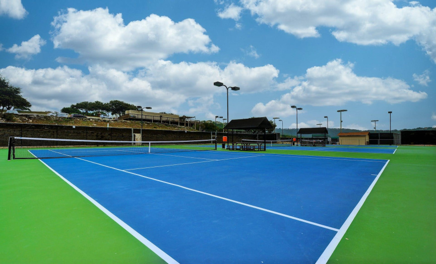 Sport courts and tennis courts