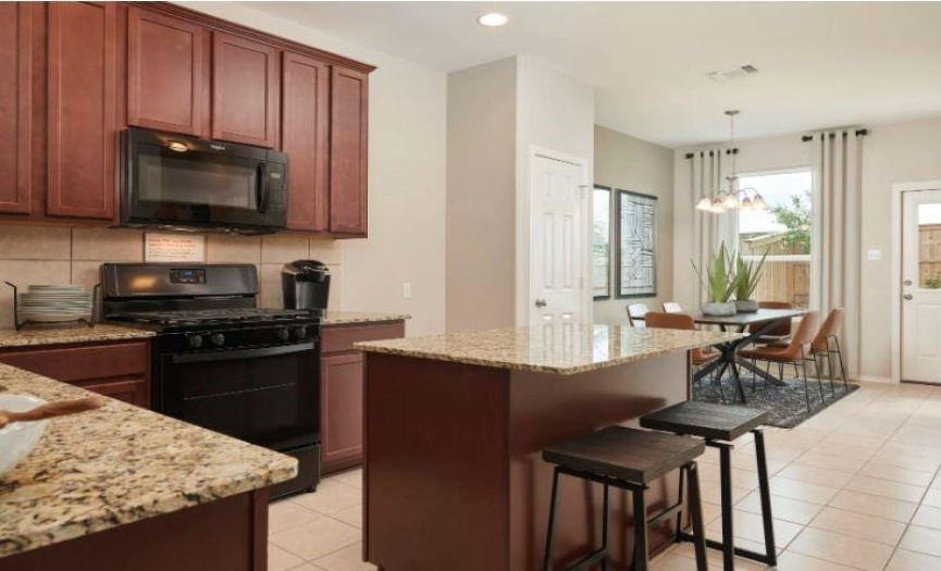 Photo of Centex model home with same floor plan, not of actual home listed.