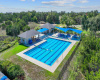 A large neighborhood pool. Join the Barton Creek West Barracudas swim team!