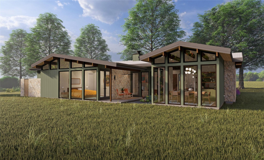The home features seemingly countless windows allowing for ample amounts of natural light into every living space; the perfect type of design to be placed in the natural beauty of the Texas Hill Country!