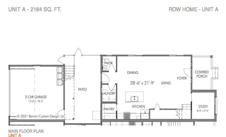 Main Floorplan - Photo is a Rendering.  Please contact On-Site for any questions or information.