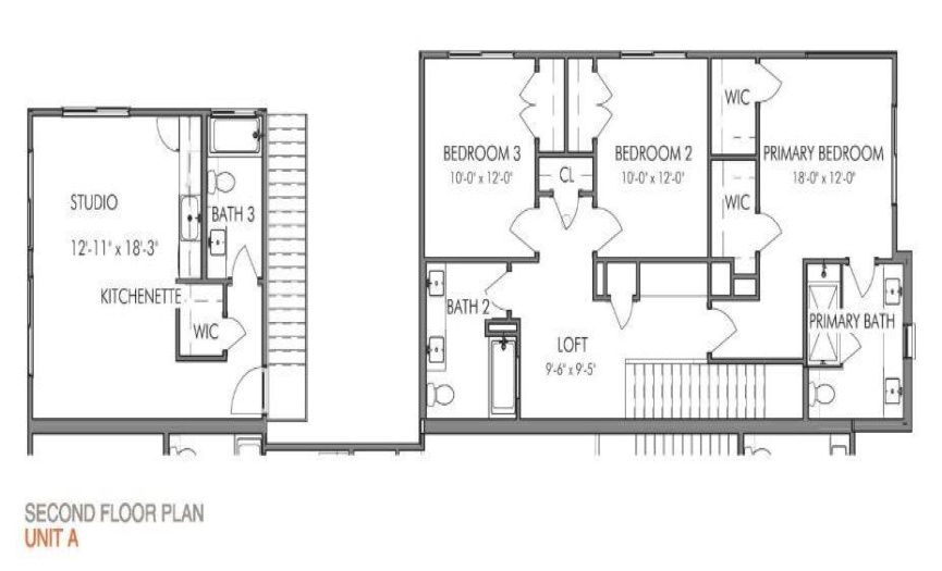 2nd Floorplan - Photo is a Rendering.  Please contact On-Site for any questions or information.