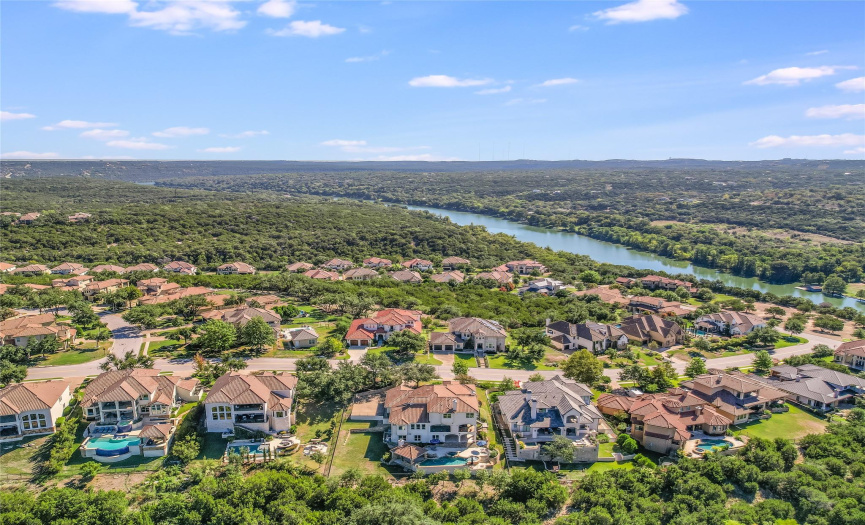 Located in NW Austin in the UT Golf Course Community with views of Lake Austin.