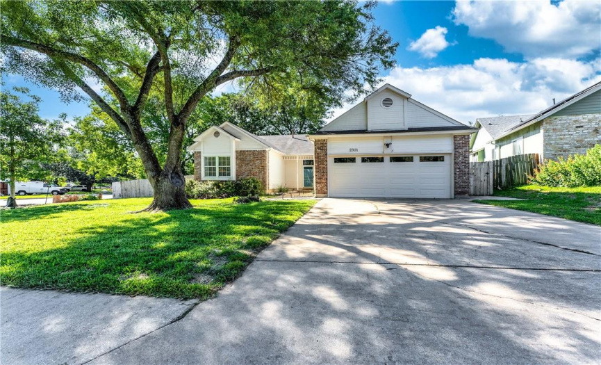 This home is on a large corner lot and is just about a block away from the amazing neighborhood park with hike and bike trails. This is in the nicest section of already awesome Wells Branch.. 