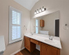 Primary en-suite bath with double vanity