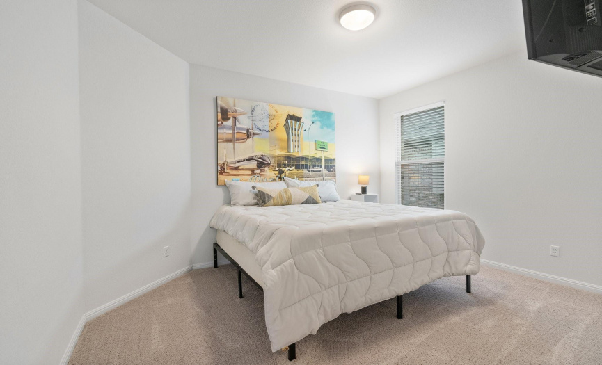 The third bedroom is a tranquil haven, designed with comfort and relaxation in mind.