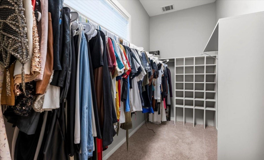 Large closet with built ins