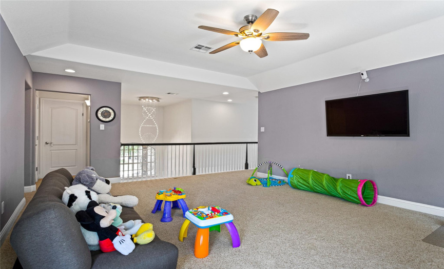 Bonus area is a great for kids to hang out and keeps toys off of the main level.