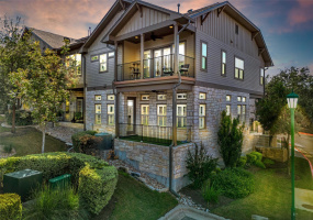 Welcome home! This gorgeous property has luscious greenery and Hill Country views. 
