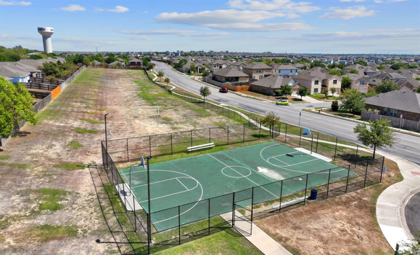 Community Basketball Court and Soccer Field