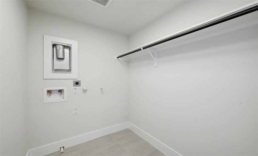 2nd floor laundry room - perfectly located on the same floors as the primary bedroom and 2 secondary bedrooms.