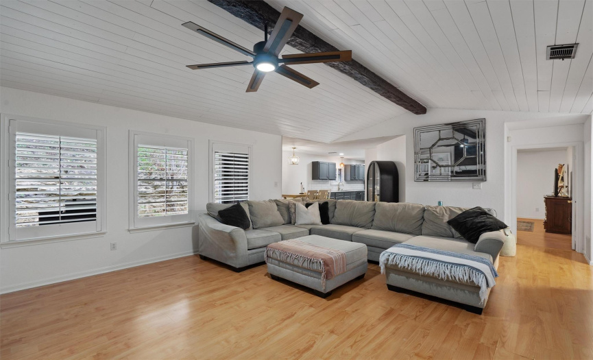 Move-in-Ready 3BD/2BA gem with gorgeous contemporary upgrades throughout. 