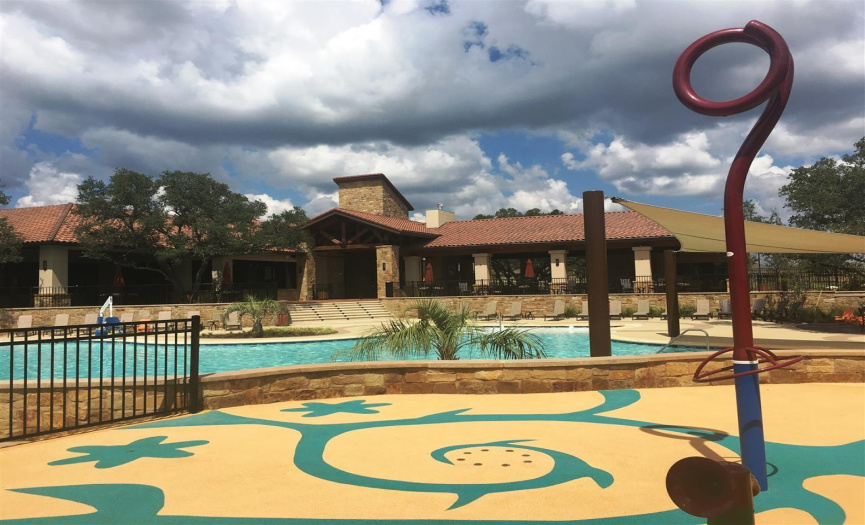 Clubhouse from splash pad