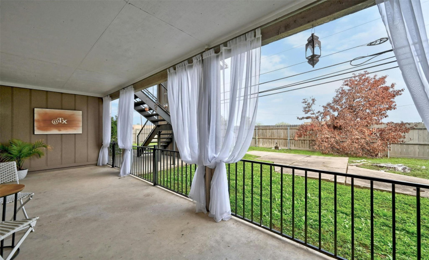 Tucked away at the end of the community, you'll enjoy a secluded patio experience with no direct neighbor behind.