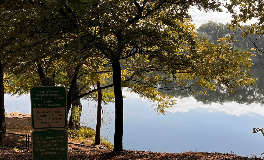 Private park on Lake Austin