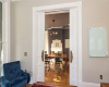 Pocket doors separate the living & dining area or can be left open for flow while entertaining