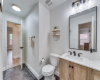 Gorgeous Hall bathroom with NEW lighting/ NEW countertop / New fixtures~