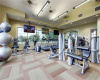 Fitness Center. Not shown is the Aerobics Room & multi-purpose room