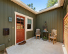open porch/ entry to guest house