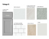 Color selections for actual home.