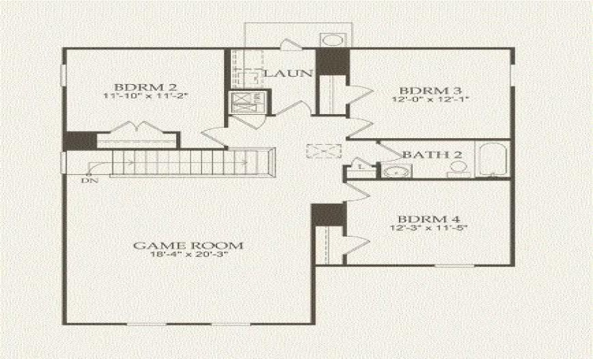 Pulte Homes, Granville floor plan