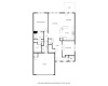  First floor layout - Office, Kitchen, Living/Dining room, Primary bedroom and bathroom, Utility room, Half bathroom