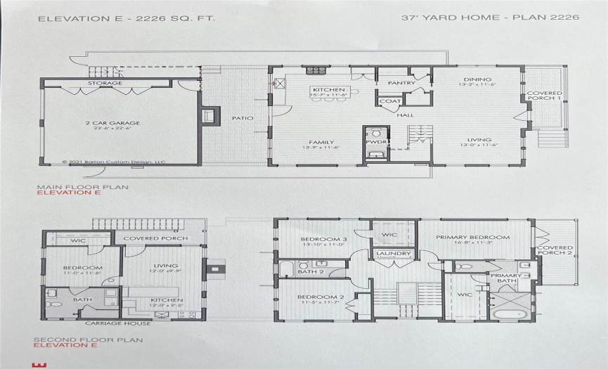Floorplan Elevations -Photo is a Rendering.  Please contact On-Site for any questions or information.