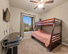 An additional bedroom and full bathroom on the main floor add convenience