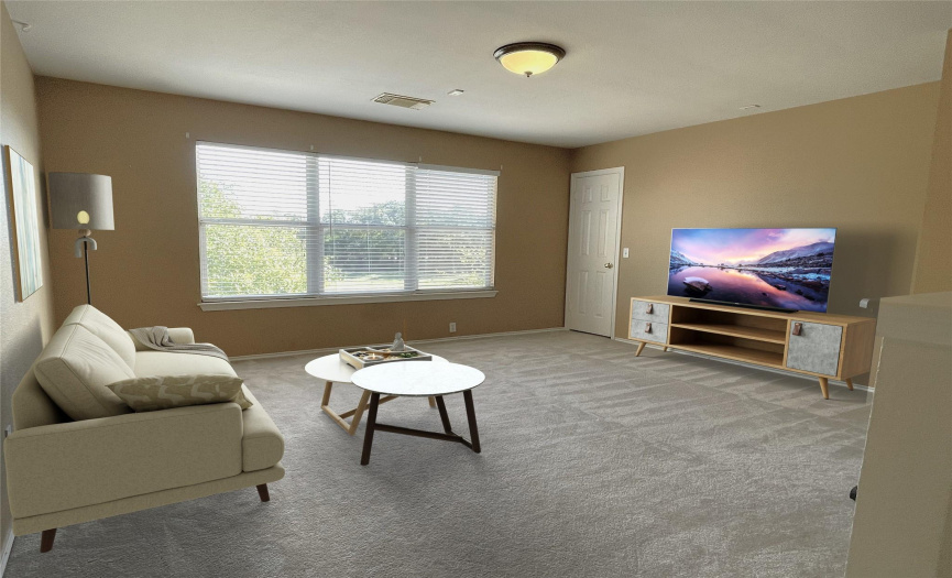 Upstairs Entertainment Room Virtual Staged