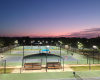 9 Courts, two have pickleball as well