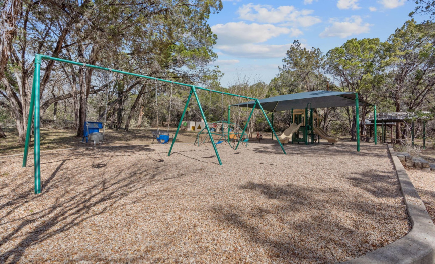 Playground and playscape at Geronimo Park