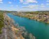 Another aerial view of the Lake Austin waterfront park 
