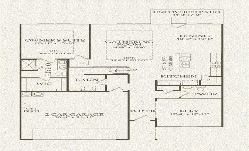 Centex Homes, Stockdale floor plan
