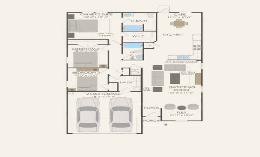 Centex Homes, Independence floor plan
