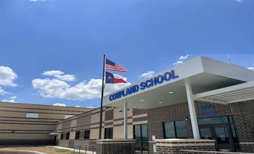 Coupland School enrollment about 300 students 