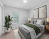 Virtually Staged Bedroom 2