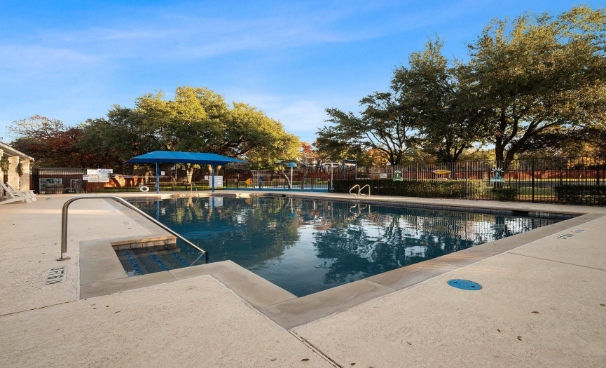 Conveniently located just blocks from the community pool, park, and playground