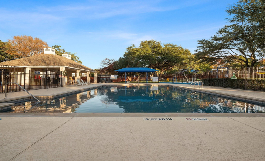 Enjoy a refreshing splash in the sparkling pool just blocks away, where sun-soaked afternoons and weekend relaxation become your new favorite pastime