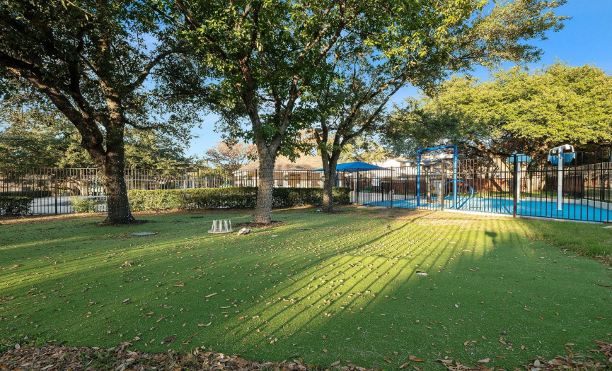 Revel in the green spaces and playgrounds blocks from your door