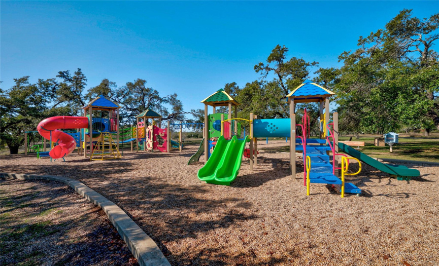 Barton Creek West amenities offer play scape fun for your younger house hold members.