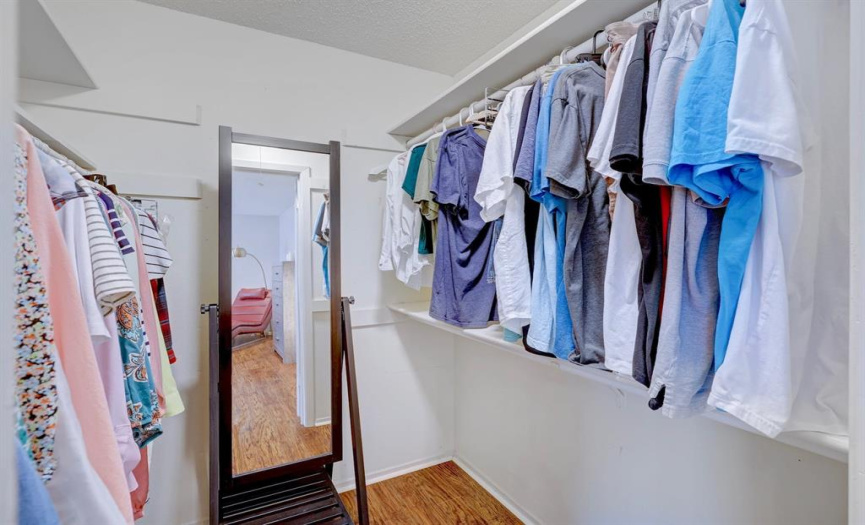 Large Master Closet with a ton of Storage Space