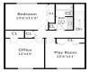 First Level Floor Plan and Measurements