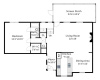 Second Level Floor Plan and Measurements