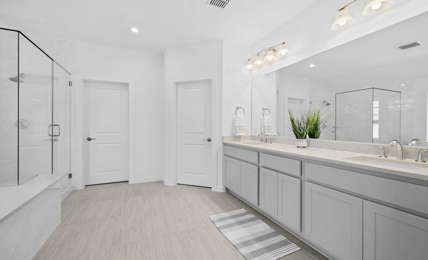 Dual Vanity, separate shower, soaking tub and large walk in closet perfect additional Master Suite 