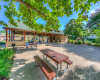 Exclusive resident Lake Club Pavilion on Lake austin w/bbq grills, picnic table and covered area.