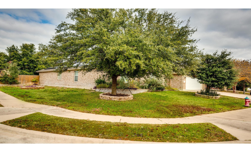 Situated on a large, 0.30-acre, corner lot in Pflugerville’s desirable Highland Park community. Residents enjoy a lovely community pool and playground, which are just a few blocks from the home.