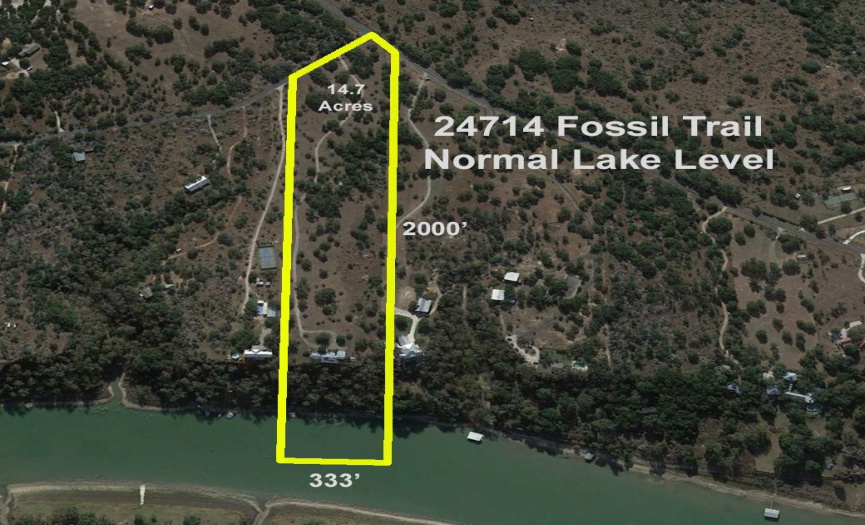 14.7 Acres 333' of river frontage on the Pedernales River