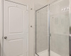Oversized Super Shower w/tile surround